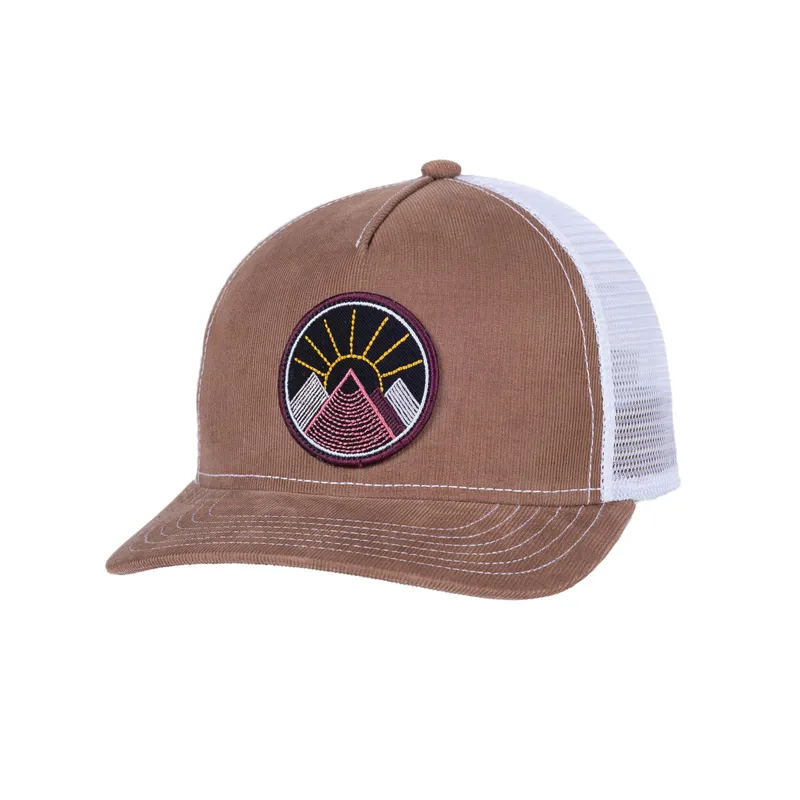 Pistil Women's Viva Trucker Hat in Tan