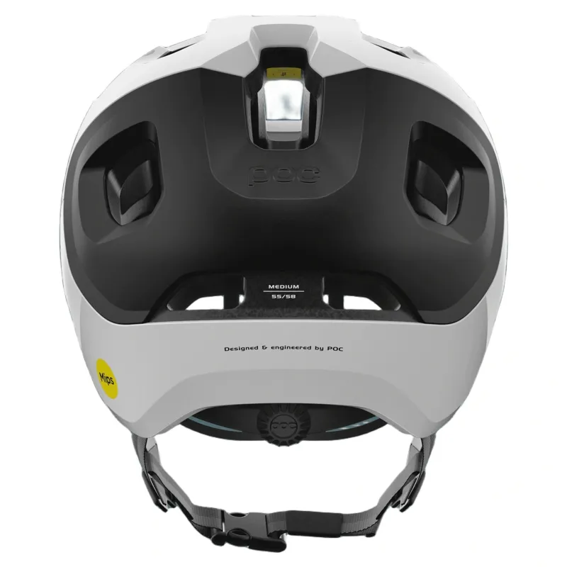 POC Axion Race MIPS MTB Helmet In Hydrogen White/Uranium Black Matt-3