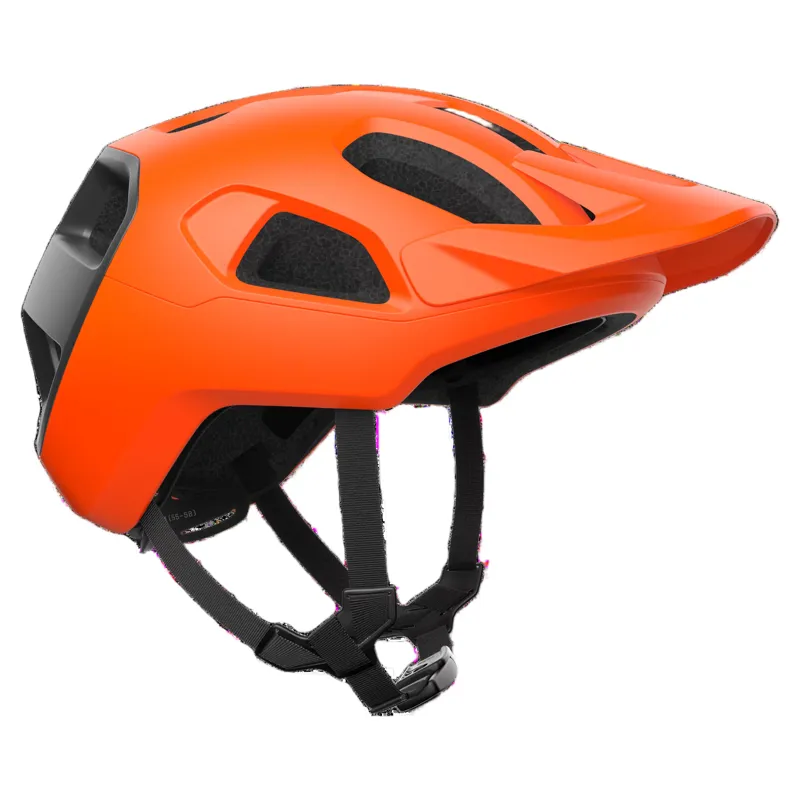POC Cularis MTB Helmet In Fluorescent Orange Matt-2