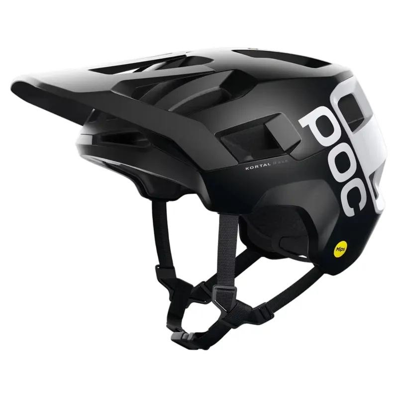 POC Kortal Race MIPS MTB Helmet in Uranium Black/Hydrogen White