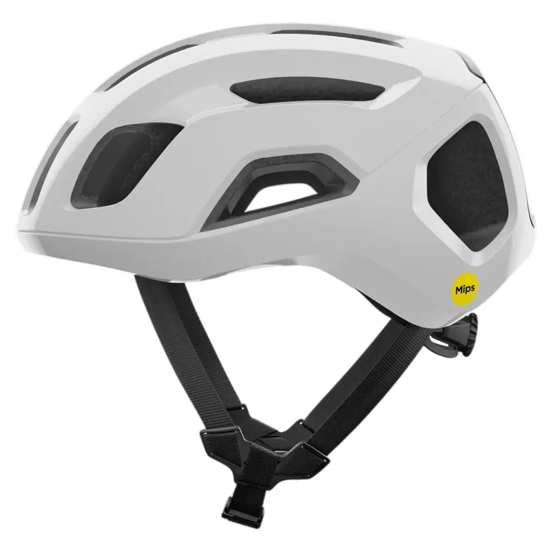 POC Ventral Air MIPS CPSC Cycling Helmet in Hydrogen White/Uranium Blk
