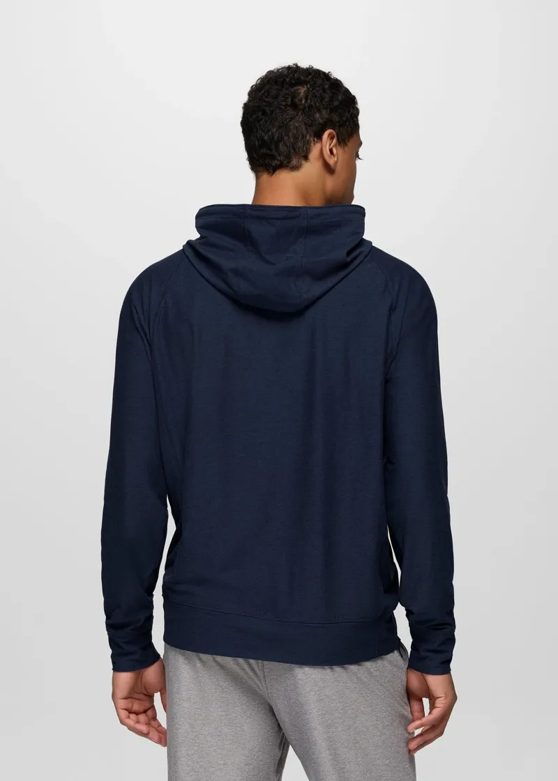 Prana Altitude Tracker Light Hoodie in Nautical Heather-2
