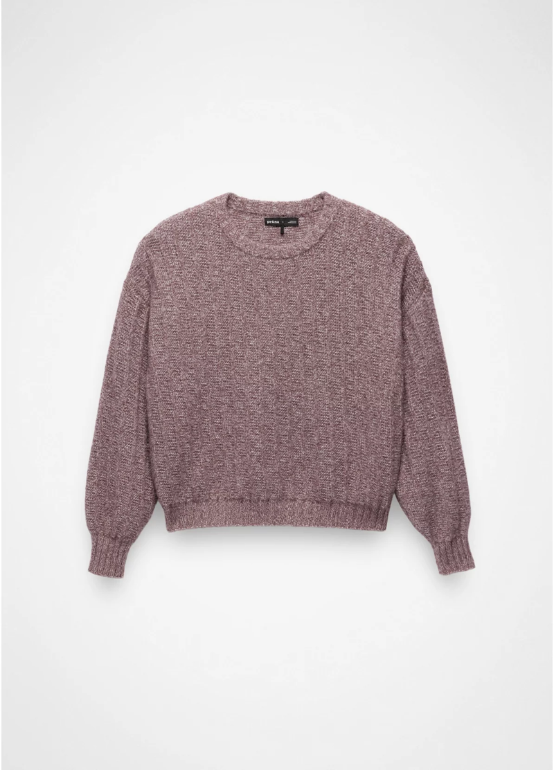 Prana Women's Emberbrook Sweater in Vino Heather