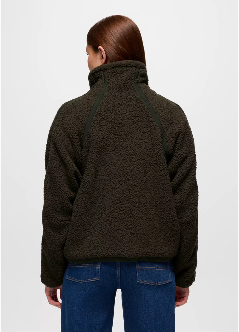 Prana Women's Encinitas Fleece Jacket in Nori-2