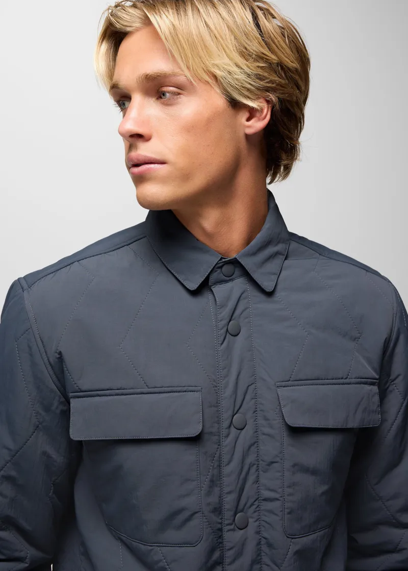 Prana Encinitas Shacket in Thundercloud-3