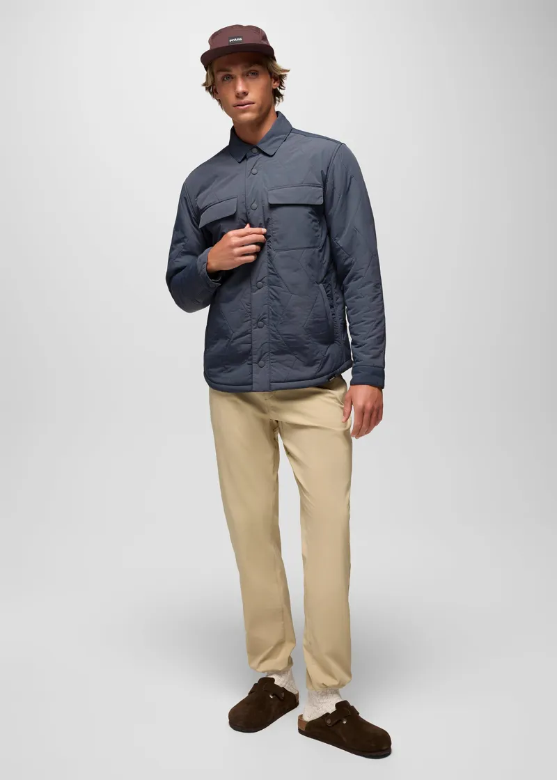 Prana Encinitas Shacket in Thundercloud-5