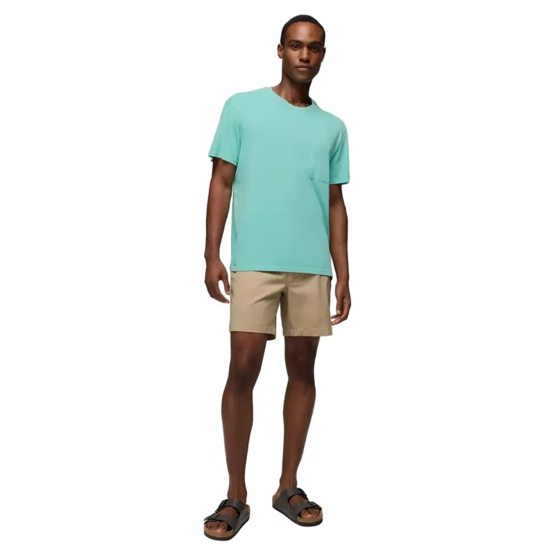 Prana Everyday Pocket Tee in Sea Glass-3