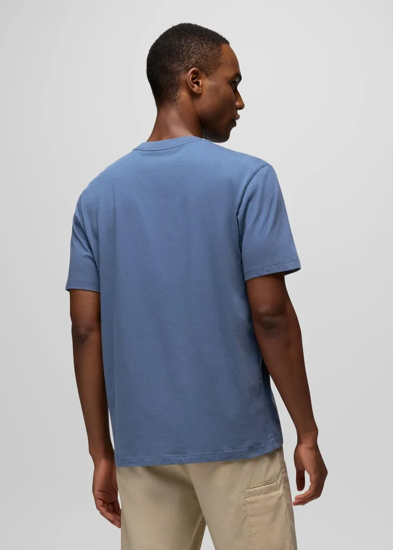 Prana Everyday Short Sleeve Tee in Bluff Blue-2