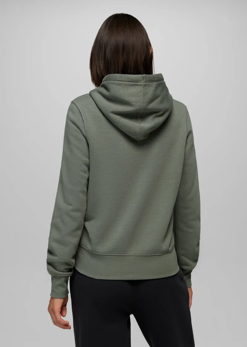 Prana Women's Fleece Hoodie in Thyme-1