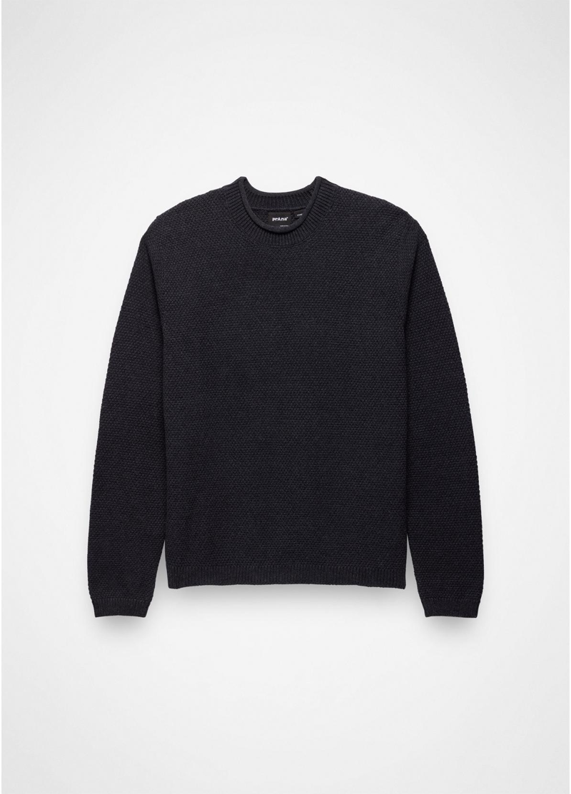 Prana Forest Hill Sweater in Black Heather