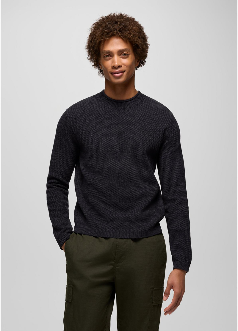 Prana Forest Hill Sweater in Black Heather-1
