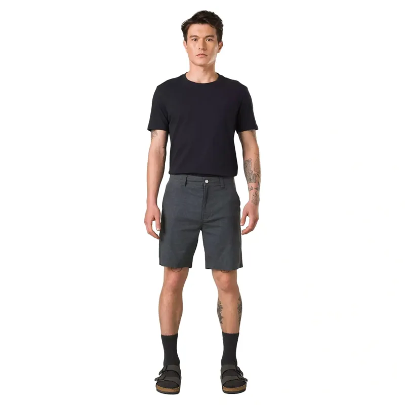 Prana Furrow Short in Grey Blue-1