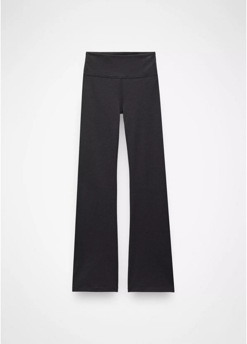 Prana Women's Heavana Bootcut Pant in Black Heather