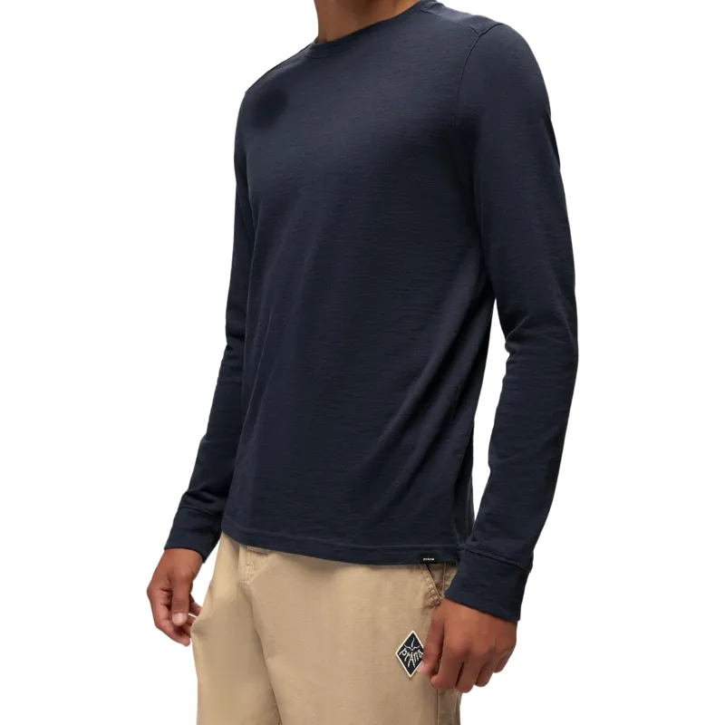 Prana Ronnie Crew II Long Sleeve Shirt in Nautical-3