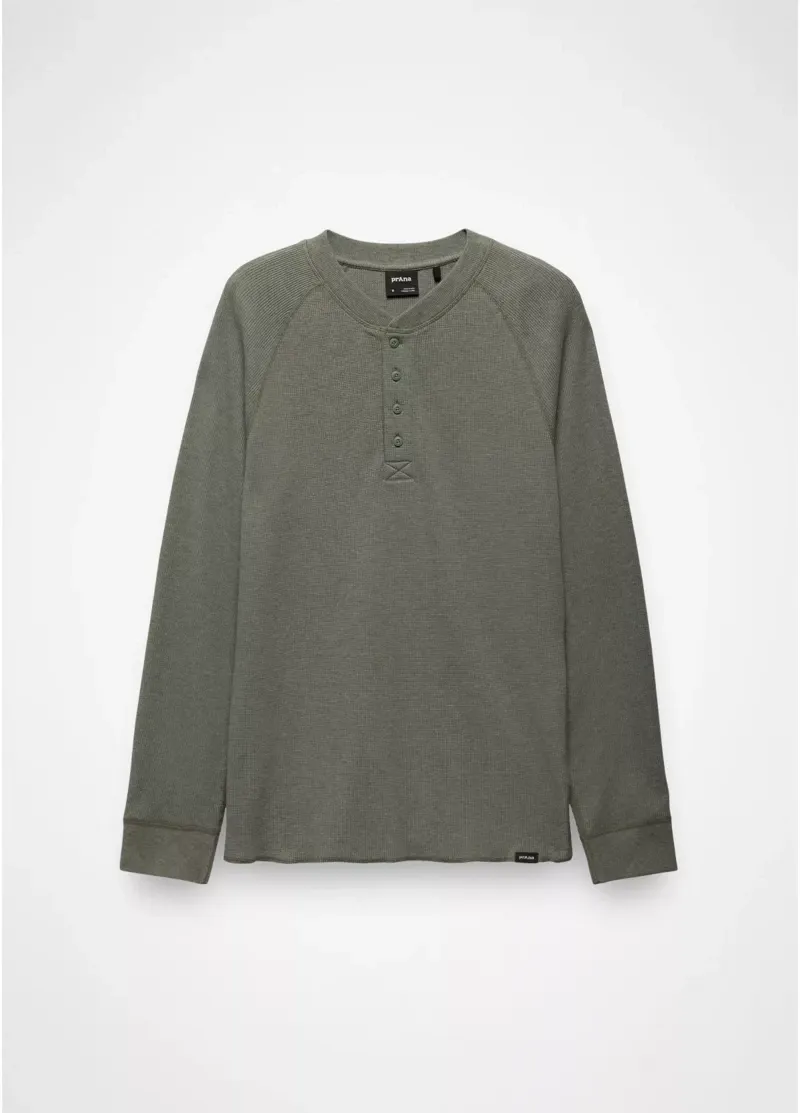 Prana Touchstone Henley in Thyme Heather