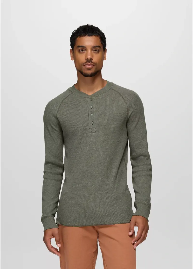Prana Touchstone Henley in Thyme Heather-1