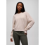 Prana Women's Touchstone Long Sleeve Crew in Oatmeal Heather