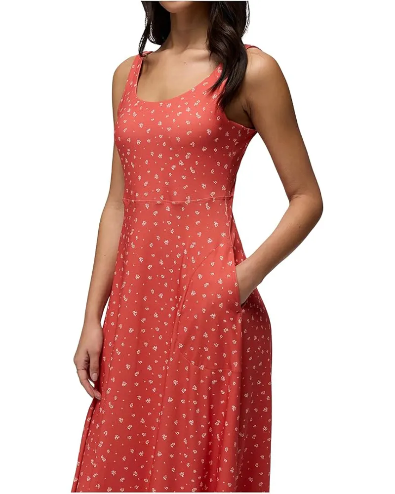 Prana Women's Corrinne Maxi Dress in Lychee Spring Fling-2