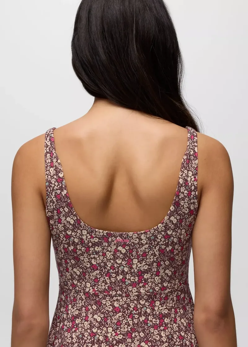 Prana Women's Corrinne Short Dress in Cacao Blossom-4