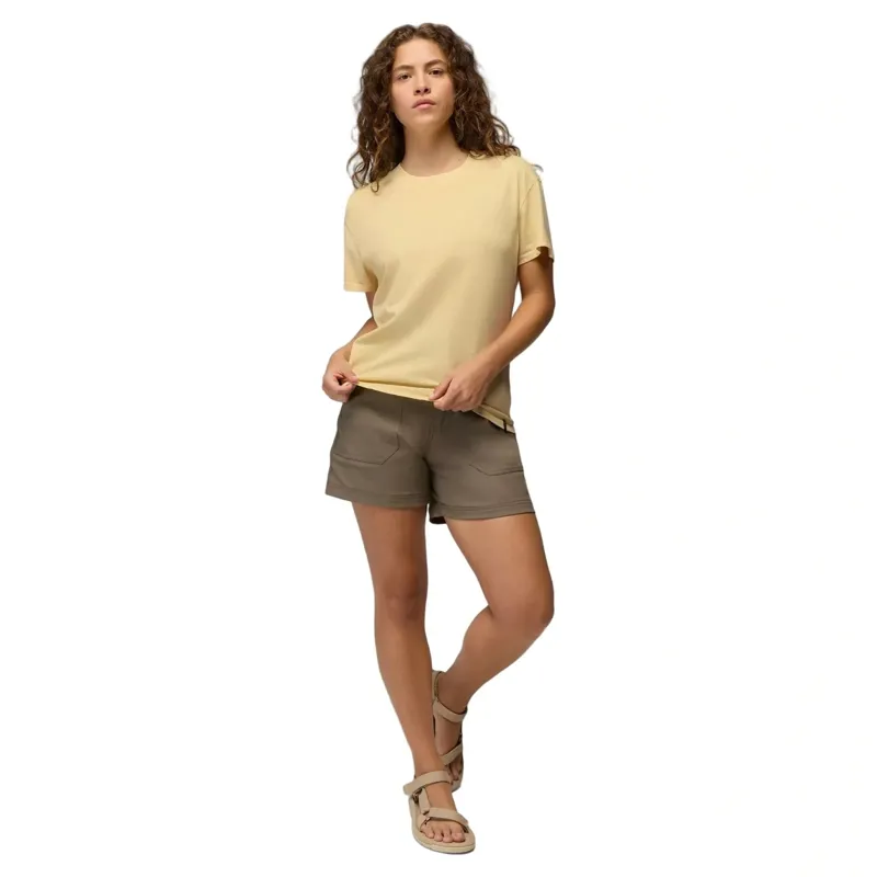 Prana Women's Everyday Short Sleeve Tee in Vanilla Bean-3