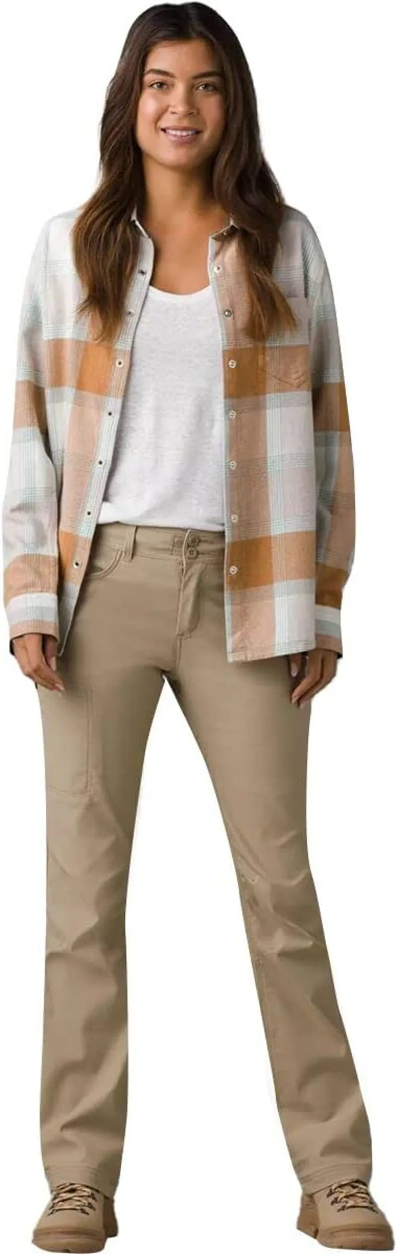 Prana Women's Halle Stretch Pant II in Sandbar-7