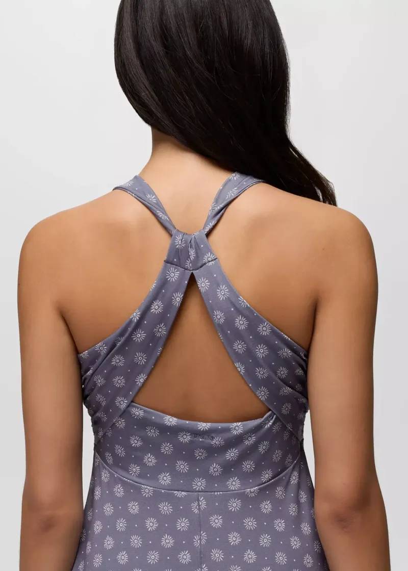 Prana Women's Jewel Lake Summer Dress in Taro Sunbeam-4