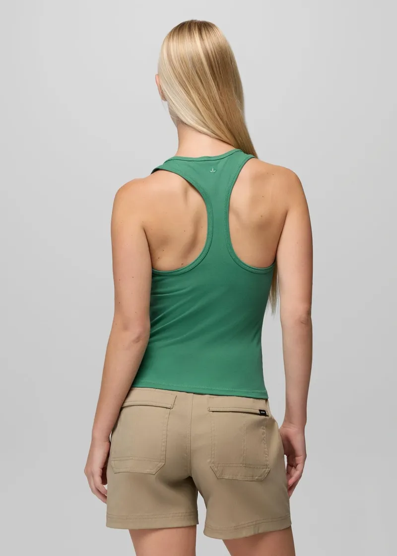 Prana Women's Pure Ascent Racerback Tank in Jade-2