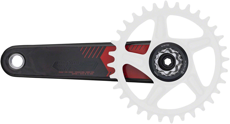 RaceFace ERA Carbon Crankset 175mm DM 136mm Spindle w/ CINCH Interface-2