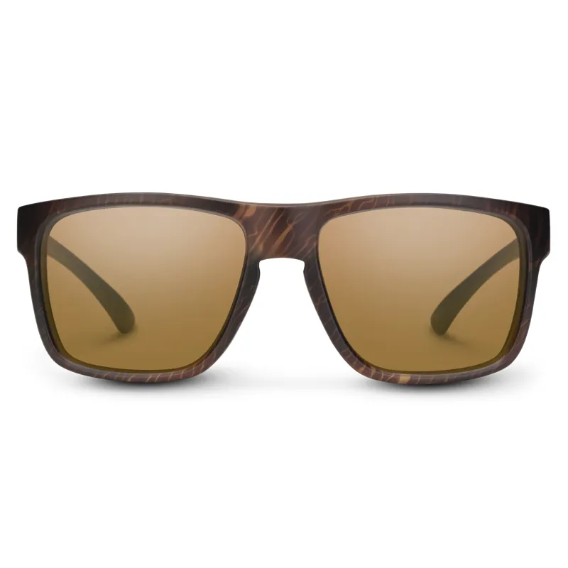 Suncloud Rambler Sunglasses in Matte Burnished Brown w/Polarized Brown-1