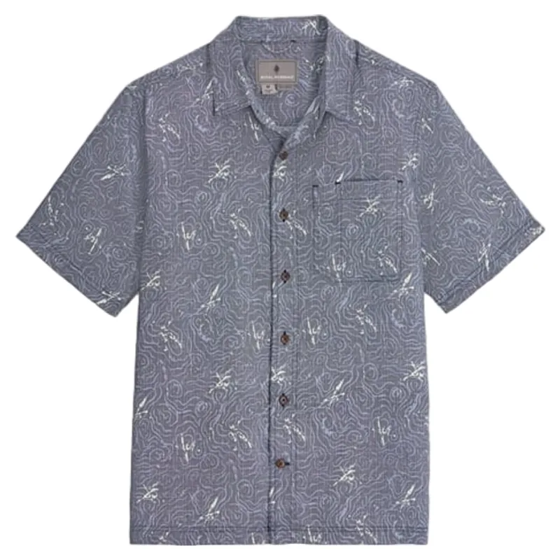 Royal Robbins Camino Pucker Shirt in Naval Kayaker Print