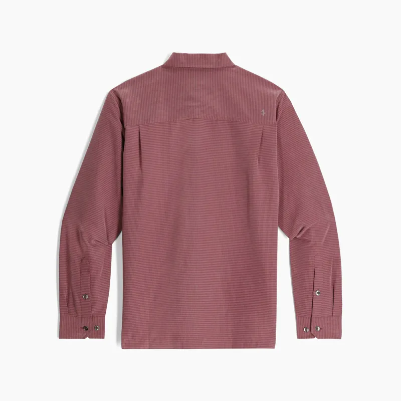 Royal Robbins Desert Pucker Dry Long Sleeve in Wild Rhubarb-1