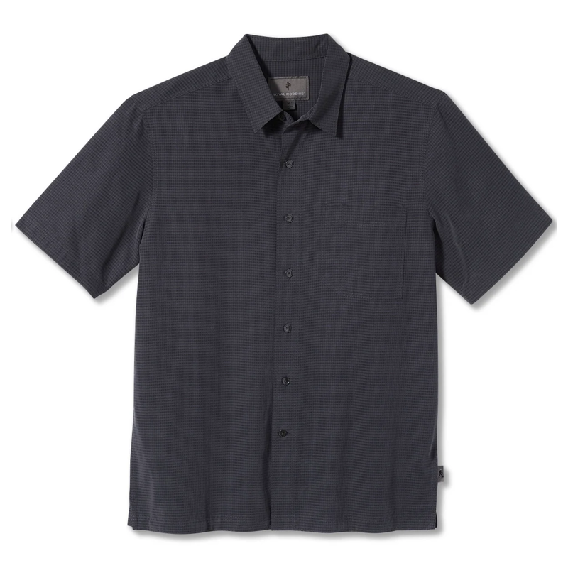 Royal Robbins Desert Pucker Dry SS Shirt in Asphalt
