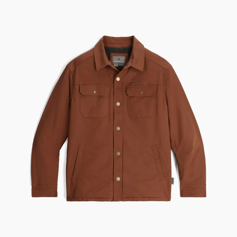 Royal Robbins El Cap Canvas Shacket in Saddle