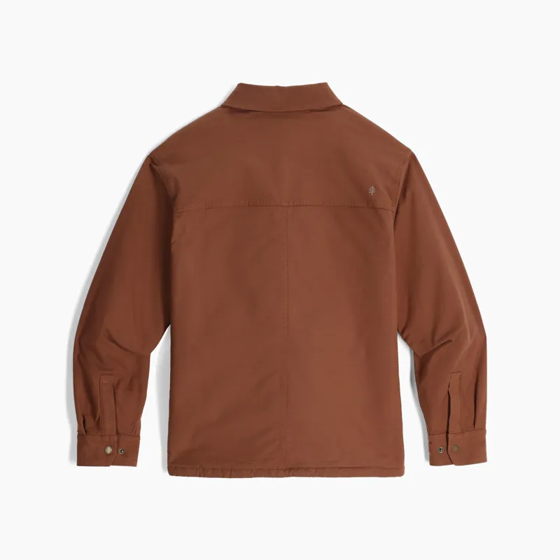 Royal Robbins El Cap Canvas Shacket in Saddle-1