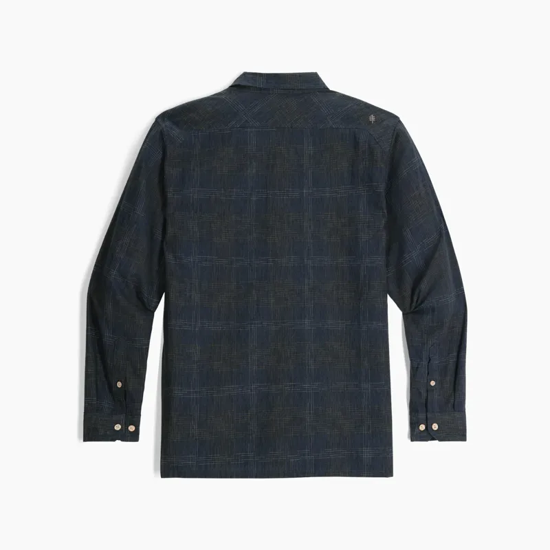 Royal Robbins Hempline Spaced Shirt in Collins Blue-1