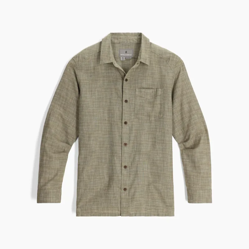 Royal Robbins Hempline Spaced Shirt in Fiddlehead