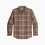 Royal Robbins Lieback Flannel Shirt in Dusty Olive Dipsea Plaid