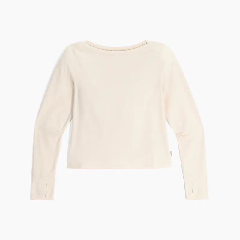 Royal Robbins Women's Madera Long Sleeve Shirt in Chalk