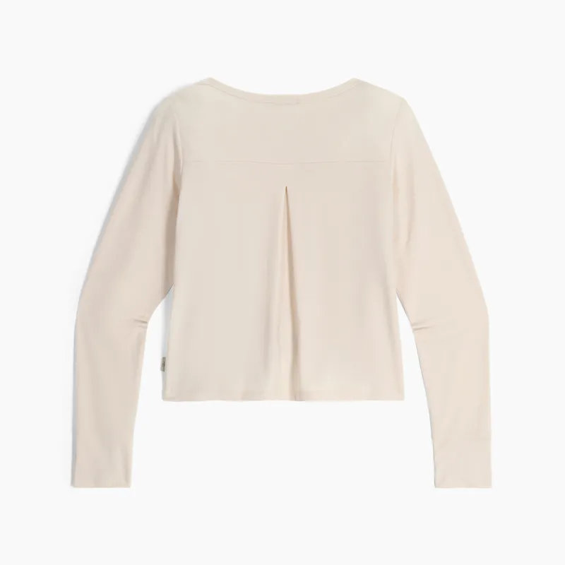 Royal Robbins Women's Madera Long Sleeve Shirt in Chalk-1