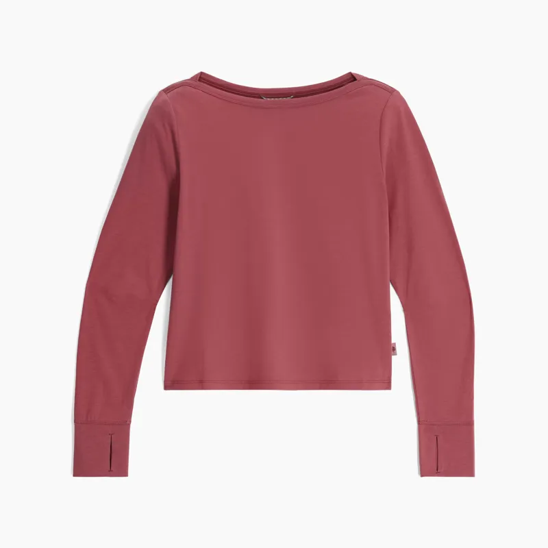 Royal Robbins Women's Madera Long Sleeve Shirt in Wild Rhubarb