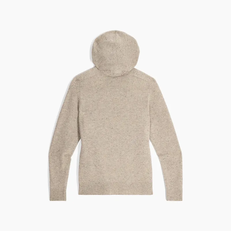 Royal Robbins Women's Rockcraft Wool Hoodie in Sandstone Heather-1