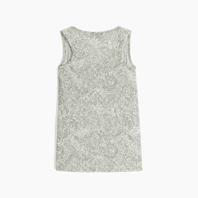 Royal Robbins Women's Featherweight Tank Sage Leaf Yarrow Print-1