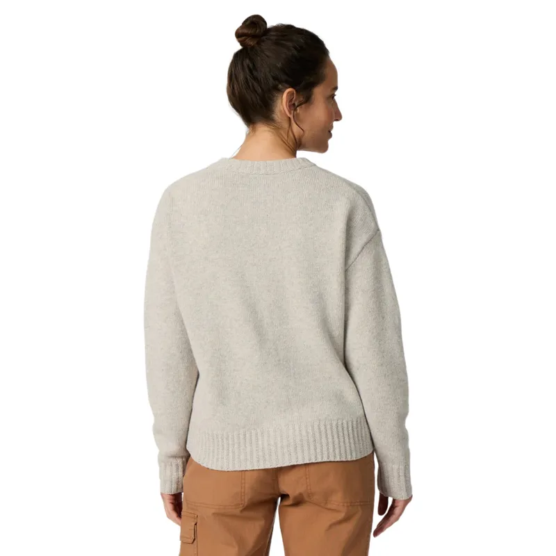 Royal Robbins Women's Rockcraft Cardigan in Light Pelican Heather-2