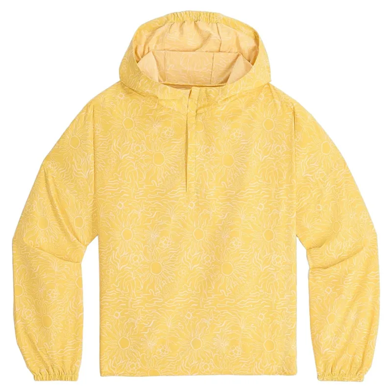 Royal Robbins Women's LS Salathe Sun Hoodie in Sunbeam Solar Print