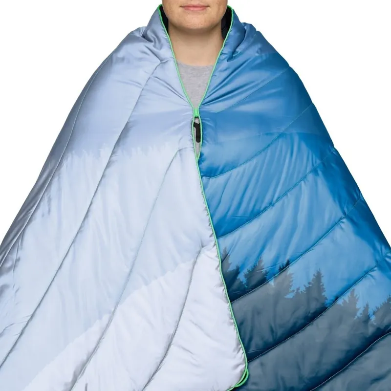 Rumpl Original Puffy Blanket 1P in Blue Ridge Fade-5