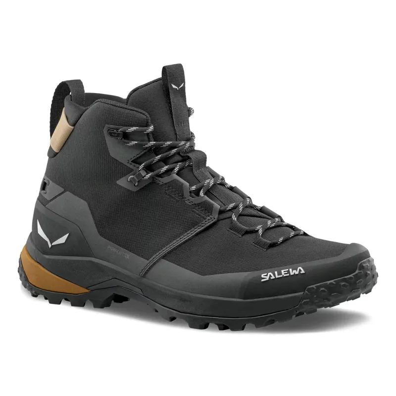 Salewa Puez 2 Mid Powertex Boot in Black-1