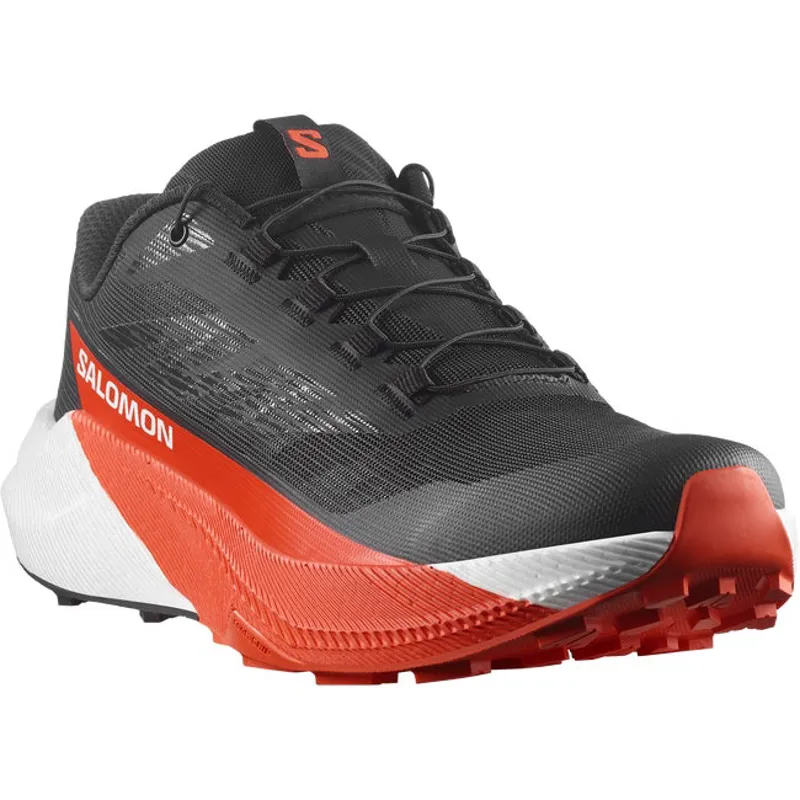 Salomon Pulsar in Black/White/Cherry Tomato-2