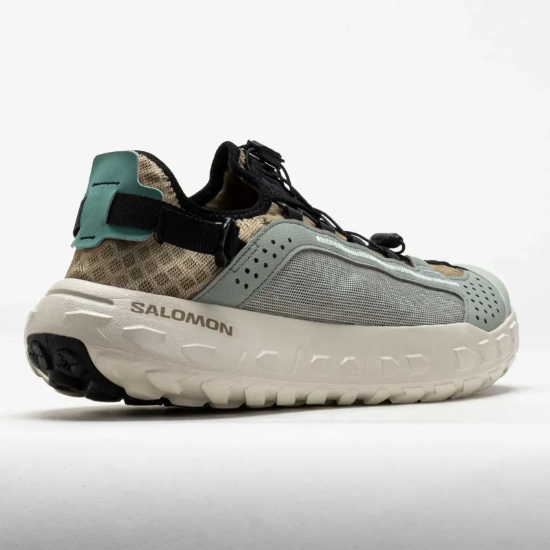 Salomon Solamphibian in Desert Tan/Wrought Iron/Clearly Aqua-2