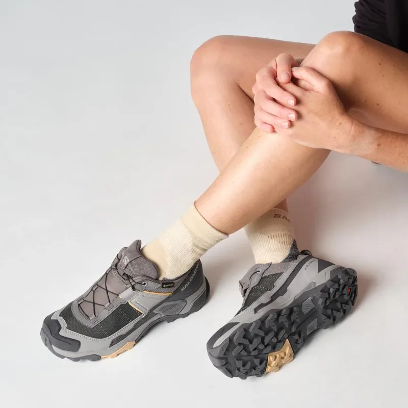 Salomon Women's X Ultra 5 GTX in Plum Kitten/Nine Iron/Soft Clay-5