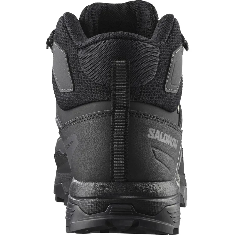 Salomon X Ultra 5 Mid GTX Hiking Boot Black/Asphalt in Wide-4